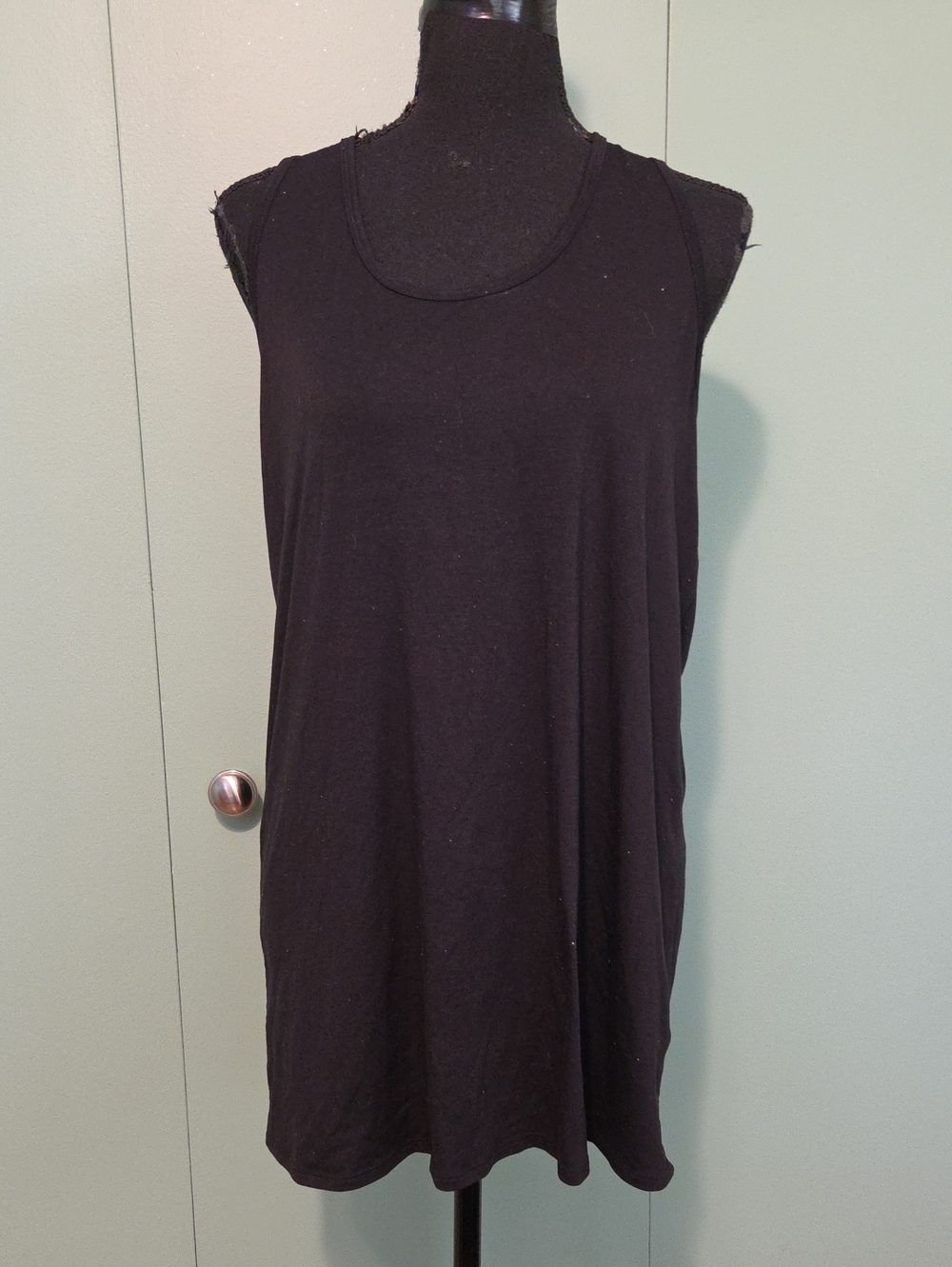 Athleta Black Athletic Tank Top Size Xl Tall